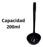 Cucharón Esmaltado Sue Utensilio 200ml 34cm Largo X 10cm - Imagen 4