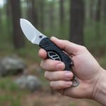 Navaja De Bolsillo Plegable Cuchillo Táctico Clásico Unica - Imagen 7