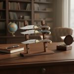 Muela -exhibidor- 6 Piezas(para 6 Cuchillos ) En Madera - Imagen 3