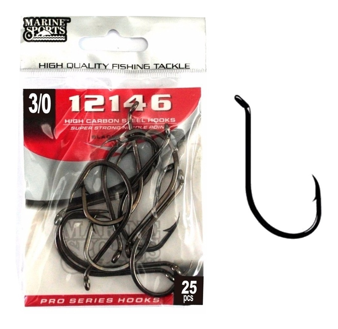 D_623177-MLU32031142187_082019-F.jpg Anzuelo Marine Sport Ideal Para Playa. Corbina N°3/0 X 25 Un - Imagen 1