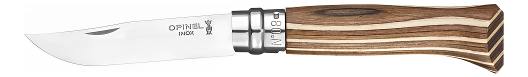 D_627605-MLU95654154287_102025-F.jpg Navaja Opinel Abedul N°8 Hoja Acero Inox. Hecho En Francia - Imagen 1