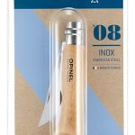 Navaja Opinel Carbono N°8 En Blister Hoja 8,5 Cm.