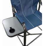 Silla Plegable Reforzada Con Mesa Y Posa Vaso Para Camping - Imagen 4