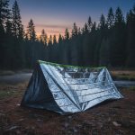 Carpa/tienda Aluminizada De Supervivencia Protector Sol Frio - Imagen 3