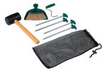 Kit Equipo Para Carpas Coleman Estacas, Martillo De Goma