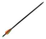 3 Flechas Fibra De Vidrio Punta Intercambiable Caza Arqueria