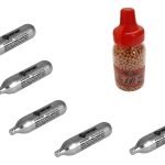 Garrafas Pistola De Co2 5+1000 Balines 4,5 Chumbos Crosman