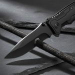 Navaja Tactica Militar Dentada Corta Soga Supervivencia - Imagen 10