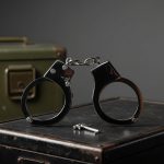 Esposas Policiales Grilletes Con Llave Seguridad