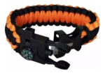 Pulsera De Supervivencia Paracord Brujula Pedernal Tactico - Imagen 4