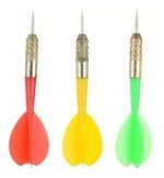Set De 3 Dardos Deportivos Amarillo Rojo Y Verde - Imagen 2