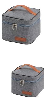 Bolso Conservadora Lunchera Térmica Plegable 4 Lts En Tela - Imagen 2