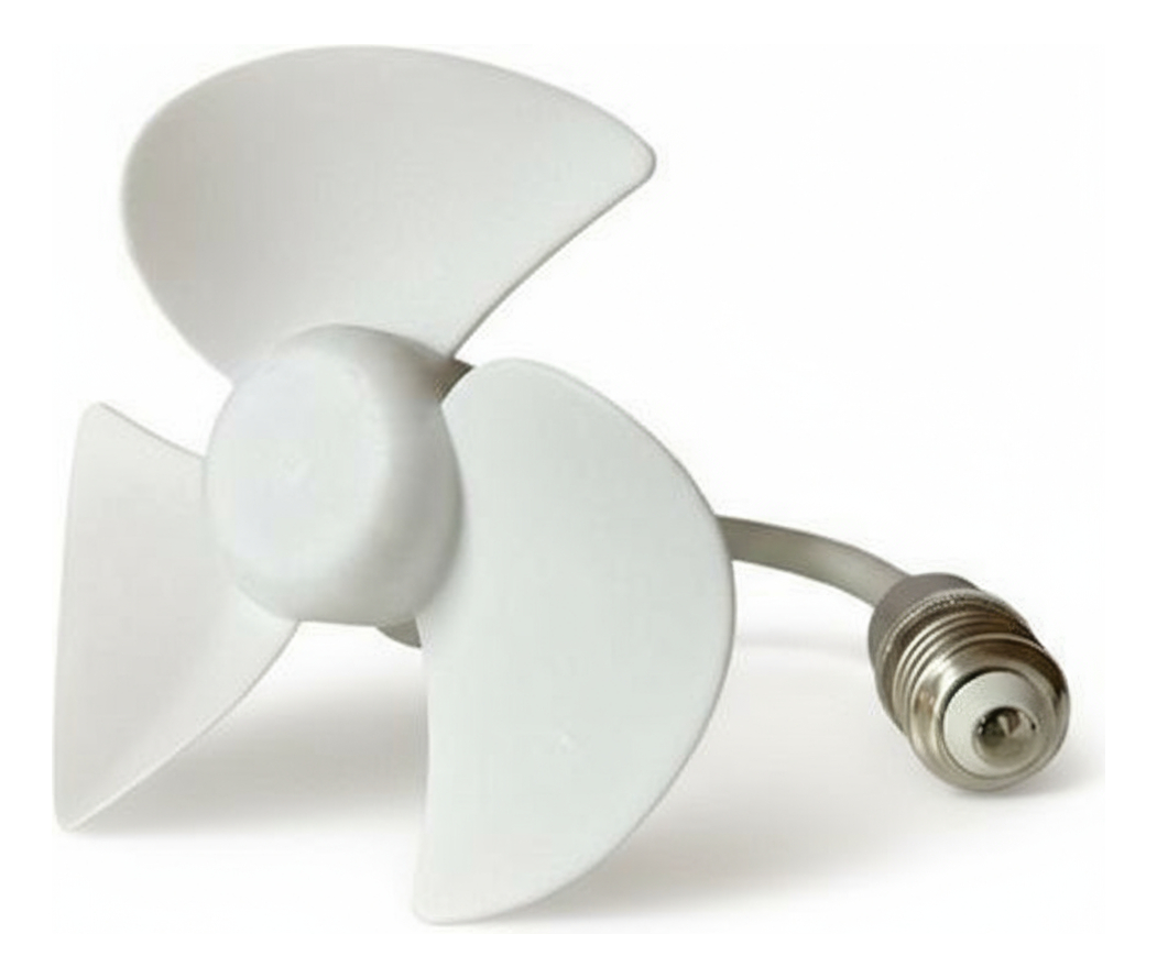 D_721095-MLU93417171452_092025-F.jpg Ventilador Portalámpara Flexible Ultra Silencioso Noche - Imagen 1