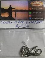 Anzuelo Cuello De Ganzo Paleta Pesca Pejerrey N16 10 Uni. - Imagen 2