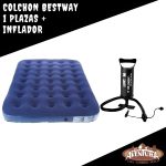 Colchon Inflable 1 Plaza + Inflador Camping Gran Aventura - Imagen 3