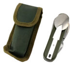 Navaja Cubiertos Para Camping Kit Completo Acero Inoxidable