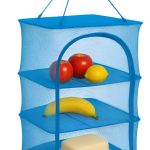 Fiambrera Plegable De Nylon Azúl 40x40x50