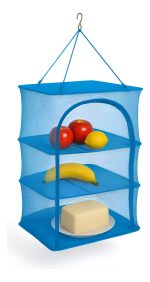 Fiambrera Plegable De Nylon Azúl 40x40x50