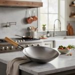 Wok Acero 16 1/2 Ideal Saltear Carnes Y Verduras