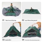 Carpa Autoarmable Impermeable 3-4 Personas Camping Viaje - Imagen 6