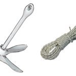 Maniobra Fondeo Para Kayak De 1.5 Kg Con 15 Metros De Cabo