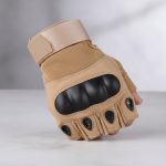 Guante Tactico Con Proteccion Medio Dedo Gran Aventura - Imagen 6