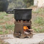 Estufa De Leña Acero Inoxidable Portátil Y Plegable Camping