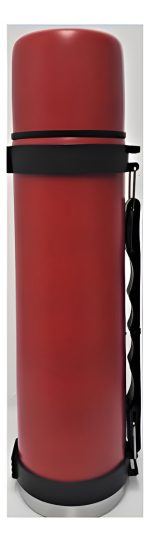 Termo Comet 1l Con Manija - Acero Inox Cubierto En Goma