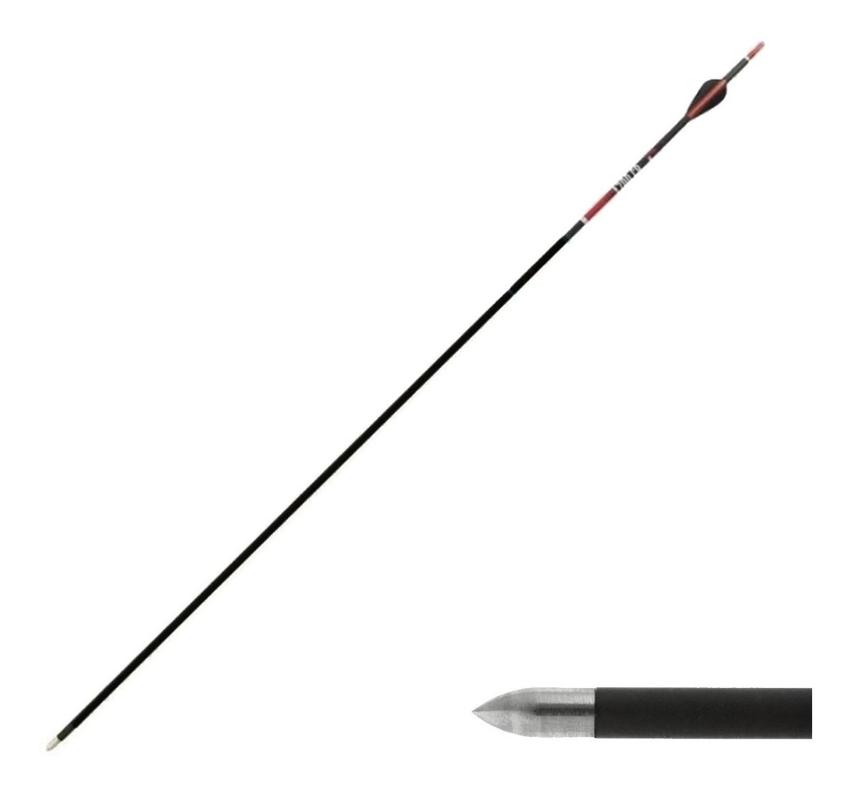 D_789039-MLU31242109586_062019-F.jpg Flecha De Aluminio Gris 29 Pulgadas Gran Aventura - Imagen 1