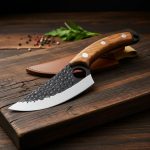 Cuchillo Rompe Hueso Rustico Cocina Camping Acero Reforzado - Imagen 4