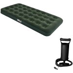 Colchon Inflable 1 Plaza + Inflador Camping Gran Aventura