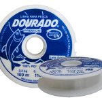 Tanza Nylon Monofilamento Dourado 0.40 Mm Transparente