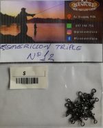 Destorcedor Triple Maruto 808 N°12 X 10un Pesca Armado Linea - Imagen 2