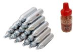 Garrafas Pistola De Co2 20+1000 Balines 4,5 Chumbos Crosman
