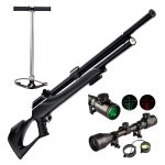 Chumbera Pcp M25 6,35mm + Inflador + Mira Combo Caza Tiro