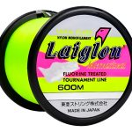 Tanza Laiglon Amarillo Fluor 0.37 Mm Bobina 600m