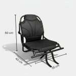 Asiento Rigido Para Kayak Respaldo Regulable Strike Verado - Imagen 4