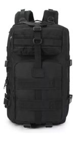 Mochila Táctica Militar 35lts Negra Gran Aventura - Imagen 7