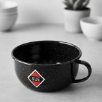 Taza Con Asa 12 Cm Sue Enlozada Esmaltada Granaventura Negro - Imagen 6