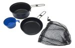 Set Para Camping Ntk Hoya Sarten Vaso Acero Antiadherente