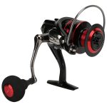 Reel Frontal Deukio Fs5000 Rojo Derecho/izquierdo Pesca Costa Playa