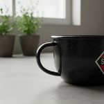 Taza Con Asa 12 Cm Sue Enlozada Esmaltada Granaventura Negro - Imagen 5