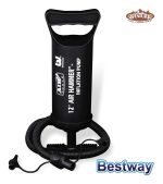 Inflador Manual 30 Cm Bestway + Colchones + Botes + Camping - Imagen 2