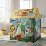 Carpa Pelotero Para Niños Animales Selva Bosque Leon - Imagen 2