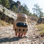 Guante Tactico Con Proteccion Medio Dedo Gran Aventura - Imagen 4