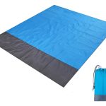 Manta De Playa Camping Impermeable Con Estacas 2x2.1 M