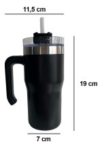 Jarra Termica Tapa Y Sorbete 600ml Comet Viaje Travel Mug - Imagen 19