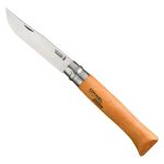 Navaja Plegable No. 12 - Carbono Opinel Color Marrón