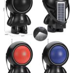 Astronauta Parlante Recargable Con Panel Solar Usb