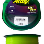 Tanza Nylon Monofilamento Araty 0.45 Mm Amarillo Fluor